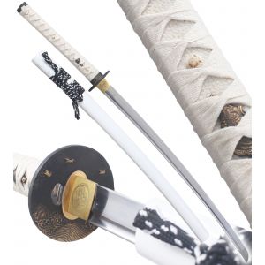 Danzan Katana Shiroi Sabre Epee - Lame Maru 1045 D&eacute;coration - Neuf