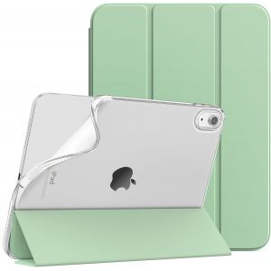 Kal-Coque Pour Ipad A16 11&egrave;me G&eacute;n&eacute;ration 11 Pouces 2025, Ipad 10&egrave;me G&eacute;n&eacute;ration 2022 10,9 Pouces, Mince &Eacute;tui Tri-Fold En Tpu Souple Translucide Avec R&eacute;veil/Sommeil Auto, Vert - Neuf