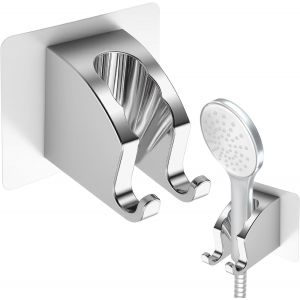 JGD-Support Pommeau de Douche, Support Douchette Universel R&eacute;glable, Support de Douche Murale Universel R&eacute;glable 45&deg;, Support Douche Sans Percage, Support de Douche Mural - Neuf