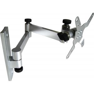 SUBZONAL-Support TV Mural - pour Camping-Car Camping Car - pivotant inclinable Extensible - pour 13-32 Pouces LED LCD avec VESA 75 100 Argent Mod&egrave;le : L52S - Neuf