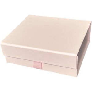 Boîte cadeau magnétique de luxe pour mariage, mariage, fête prénatale (Light Pink - Small-140x120x50mm) - Neuf