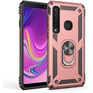 Kal-Coque Pour Samsung Galaxy A9 2018/A9star Pro/A9s, Avec Anneau Support Coque Etui Housse Galaxy A9 2018/A9star Pro/A9s Antichoc Militaire [Tough Armor] Heavy Duty Shock Proof Protective Housse, - Neuf