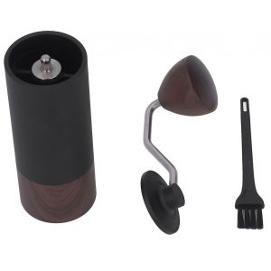 Hjlian Moulin A Cafe Manuel, Capacite De 25 G, Noir, Poignee En Z En Metal Robuste, Broyeur A Grains Manuel Pour La Maison, Le Cafe Ou Le Bureau - Neuf