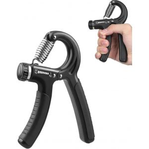 Checarzhn--No1-Hand Grip Musculation,5-60 Kg Ajustable Comptage Pince À Main La Résistance Exerc Ur De Doigt Exerc Ur Poignet Musculation Avant Bras Poignée Antidérapante Gripper Pour La Musculation - Neuf