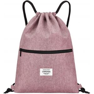 Kalanka-5.5l Sac À Cordon De Yoga Impermeable En Oxford Sac De Gym À Cordelette Étanche Ultra-Léger Pliable Sac À Dos À Cordon Pour Sport Ecole Natation Piscine Plage Camping Voyage - Neuf