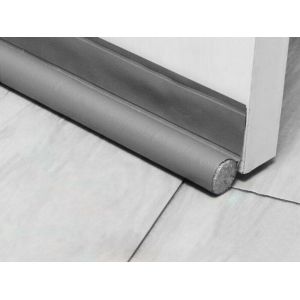 2 joints d'&eacute;tanch&eacute;it&eacute; gris pour bas de porte - Neuf