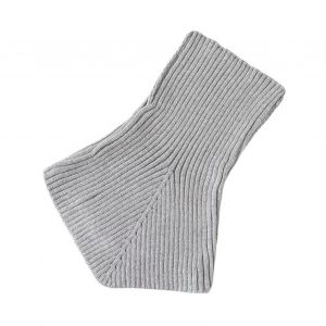 Faux Col Élastique Réutilisable, Couleur Unie, Épais Et Chaud, Écharpe Décorative Polyvalente, Usage Quotidien-28 Cm Gris - Neuf