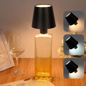 Kal-Lampe De Bouteille Dimmable Tactile, Amovible Et Rechargeable - Sans Fil, Étanche, Led, À Intensité Variable (A) - Neuf