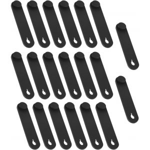 20 Pièces Attache Cable Silicone Cable Tie Attaches De Câble Universelles Serre Câbles Câble De Organisateur Attache Cordon,Sangle Organisateur Pour Cordes Et Gestion Des Câbles - Neuf