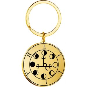Kal-Collier De Lilith Pour Hommes Femmes Hécate Gothique Phase De Lune Lilith Déesse Pendentif Sigil Lucifer Signe Mythologie Païen Bijoux Cadeau - Neuf