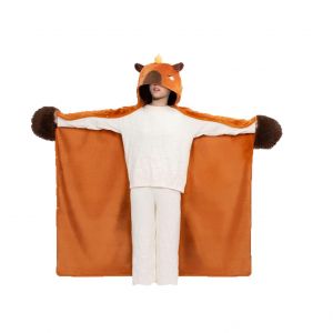 Ch&acirc;le Capybara V&ecirc;tements D'Int&eacute;rieur En Flanelle Cape &Eacute;paisse Et Chaude &Agrave; Capuche Ch&acirc;le &Agrave; Capuche Cartoon - Neuf
