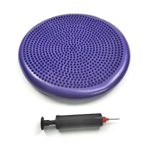 Tapis De Yoga Gonflable En Pvc Violet,Coussin De Massage,Entraîneur D'équilibre Pour Le Sport Et Le Fitness - Neuf