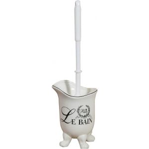 KAL-Porte-Brosse Wc Le Bain L12Xpr10Xh16.2 ¿ Brosse Wc En Porcelaine ¿ Brosse Wc ¿ Brosse Wc ¿ Balayette Wc ¿ Salle De Bain Shabby ¿ Brosse Wc - Neuf