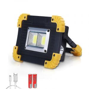 Lampe De Travail Led Cob Ultra-Lumineuse Portable Pour L'extérieur - Neuf