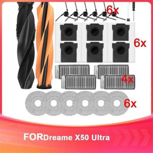 Ensemble d'accessoires pour aspirateur robot X50 Ultra complet, brosses principales, filtres, sacs &agrave; poussi&egrave;re, serpill&egrave;res, S - Neuf