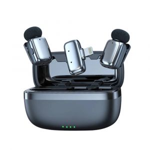 Haomuren Microphone &Agrave; Revers Sans Fil Microphone Bluetooth Sans Fil Pour Iphone Ipad Android Type-C Enregistrement Vid&eacute;o Diffusion En Direct.Mini-Ios. - Neuf