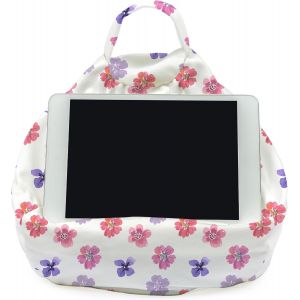 Coussin De Support Pour Tablette Floral Pour Tablettes, Liseuses, Smartphones Et Livres Avec Poche Pour Accessoires | Fabriqu&eacute; Au Royaume-Uni | Plus De 50 Designs - Neuf