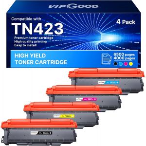 Tn423 Tn-423 Compatible Cartouche De Toner Compatibles Pour Brother Tn423 Tn-423 Tn421 Pour Brother Hl-L8260Cdw Mfc-L8900Cdw Mfc-L8690Cdw Hl-L8360Cdw Dcp-L3560Cdw (Noir Cyan Jaune Magenta) - Neuf