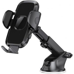 2023 Upgraded Car Phone Holder, Ultra-Powerful Suction Cup Car Phone Holder, Dashboard, 360&deg; Rotation & One-Hand Operation, Car Windshield Attachment (4-7 Inch Smartphone) - Neuf