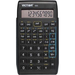 LETNERNY-Technology 920 Pochette, Calculatrice (Billet, Calculatrice Scientifique, 10 Chiffres, 1 Ligne, Batterie, Noir) - Neuf
