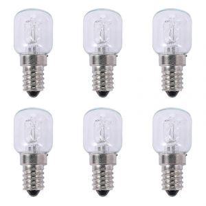 6x E14 Ampoule Haute Température 500 Degrés 25w Bulbe De Four À Bulles Halogène E14 250v 25w Ampoule À Quartz-Yujia - Neuf