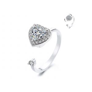 Anneau anti-stress ajustable &agrave; toupie pour soulager le stress et g&eacute;rer l'anxi&eacute;t&eacute; - Neuf