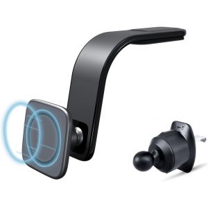 Letnerny-Pliable Support Porte Telephone Voiture Magnetique 2 En 1 Tableau De Bord Évent Aimanté Support Téléphone Voiture - Neuf