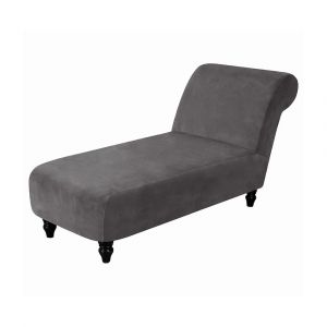 Housse Extensible Grise Pour Chaise Longue, Protection Pour Canap&eacute; Et Fauteuil - Neuf
