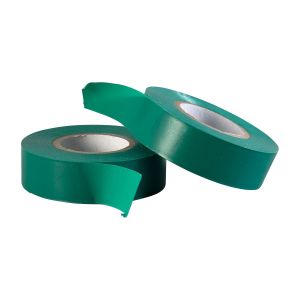 Ruban adhésif isolant électrique vert-19 mm x 20 m-résistant,autocollant-protèger,regrouper,réparer des câbles-2 rouleaux - Neuf
