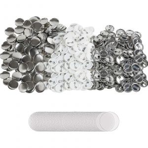 1"" 25mm Bouton Badge Pièces Fournitures Pour Button Maker Machine 500 Sets - Neuf