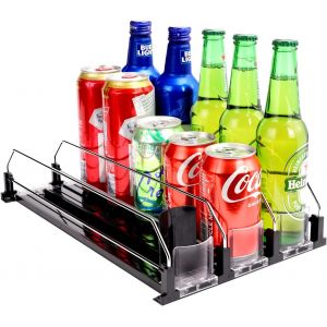 Chenquansarl-Automatique Rangement Canette Frigo Organisateur Canette De Bière Soda Boisson Pour Réfrigérateur Cuisine Armoire Garde-Manger 15 Critères 330ml 440ml 500ml Canettes Organ Urs - Neuf