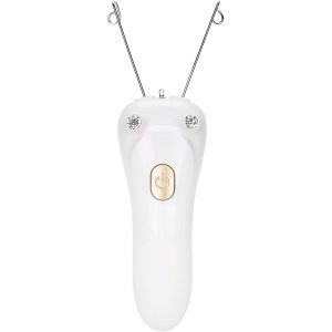 &Eacute;pilateur &Eacute;lectrique Pour Le Visage, &Eacute;pilateur De Filetage De Coton Pour Femmes &Agrave; Chargement Usb, &Eacute;pilateur De Filetage Physique Pour L'utilisation De La Jambe Du Bras Du Visage(Or) - Neuf