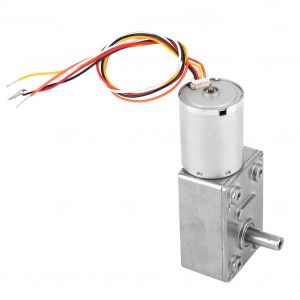 Moteur a vis sans fin sans balais CC 12/24 V, reducteur de vitesse 4 a 150 tr/min (24 V 40 tr/min) - Neuf