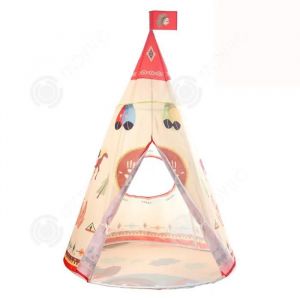 Inn Tipi Enfant 105x155cm Maison De Jeu De Conte De F&eacute;es Pour Le Salon Tente Pour Enfant Rangement Et Transport Pratiques Tapis - Neuf