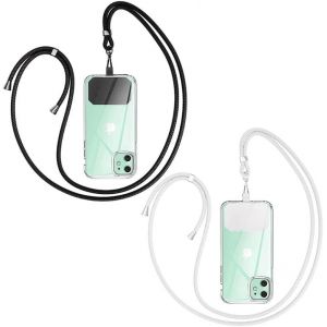 KAL-Cha&icirc;ne De T&eacute;l&eacute;phone Portable Universelle &Agrave; Bandouli&egrave;re U2013 Compatible Avec N'Importe Quel T&eacute;l&eacute;phone Portable Et Smartphone, Cha&icirc;ne &Agrave; Bandouli&egrave;re, &Eacute;tui Avec Cordon - Neuf