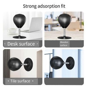 Sac De Frappe Muay Tai Exercice Table D'aspiration Boxe Punch Ball - Neuf