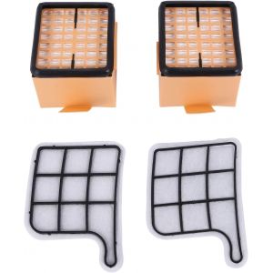 SUBZONAL-Lot de 2 filtres de protection du moteur (filtre moteur) + 2 filtres HEPA (Micro) / Micro Filters/Filtre HEPA Convient pour Vorwerk Kobold VK 135, 136, VK135, VK136 - Neuf