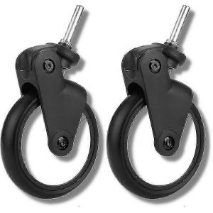 Roue De Poussette Pour B&eacute;b&eacute;,Roue Avant En Caoutchouc Babyzen Yoyo,Accessoires De Poussette Pour Yoya Vovo,Landau Pour Enfants Avec Des Outils (1 Paire &Agrave; L'avant)-Good-Good - Neuf