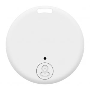 Mini traqueur GPS Bluetooth,porte-clés,dispositif de suivi de collier de portefeuille,anti-perte,recherche de clé- WHITE-C1264 - Neuf