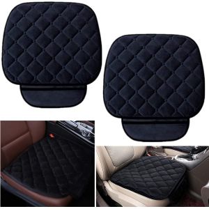 Voiture Coussin De Siège Housse De Siège Pour Chaise Avant Du Véhicule Protecteur De Couverture De Siège De Tapis Protecteur Pour Animaux De Compagnie (2 Sièges Avant, Noir) - Neuf