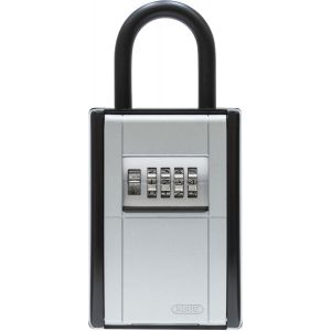 Keygarage 797 - Bo&icirc;te &Agrave; Cl&eacute;s Avec &Eacute;trier De Fixation - Pour Cl&eacute;s Ou Petits Objets De Valeur - Noir-Argent&eacute; - Neuf