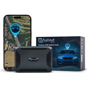 NouvelHorizonstore-SALIND GPS - Salind 11 GPS Traceur pour Voitures, Motos et Bien Plus Encore - Aimant int&iquest;&iquest;gr&iquest;&iquest; : Fixation s&iquest;&iquest;curis&iquest;&iquest;e - Longue dur&iquest;&iquest;e de Vie de la Batterie - Traceur GPS avec Suivi en T - Neuf