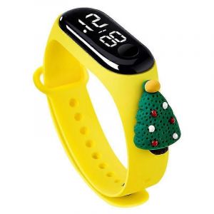 Mode Led Montre Num&eacute;rique Luxe Lumi&egrave;re &Eacute;cran Tactile Th&egrave;me De No&euml;l - Neuf