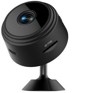Meimie-1080p Caméra Espion,Caméra Surveillance Wifi,Caméra De Surveillance Interieur/Extérieur Sans Fil,Avec Détection De Mouvements,Prise En Charge De La Carte Sd,Pour Voiture/Maison/Enfant - Neuf