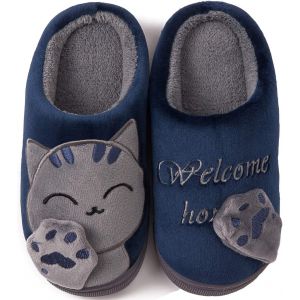Bnhgc-Mignon Dessin Animé Chaussons Maison Mixte Enfant Hommes Femmes Hiver Peluche Douce Pantoufle D'intérieur Confort Chaud Coton Chaussures Pour La Maison - Neuf