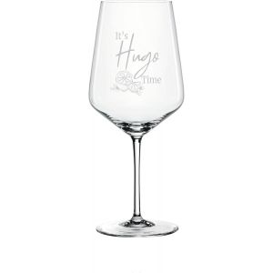 Spiegelau & Style Verre Hugo 630 Ml Avec Gravure It's Hugo Time-Fabriqué En Allemagne-Idée Cadeau-Cocktail Sureau - Neuf