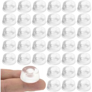 Yemaesre-Lotde 36 Pieds En Caoutchouc Transparent Auto-Adhésifs En Silicone Pour Boutons De Porte, Placards Et Boutons D'absorption Des Chocs - Neuf