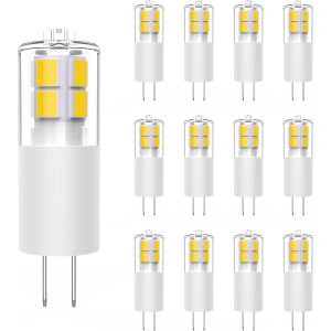 G4 Led Blanc Chaud 12v 2700k, Culot À Deux Broches 2w 350lm, Ampoule Led T3 Équivalente À 30w Halogène G4, Sans Scintillement, Éclairage De Lustre, Éclairage Pay R, Éclairage Micro-Ondes, Lot De 10 - Neuf