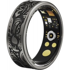 Ulteronixshop-FindTime Bague intelligente moniteur de fr&eacute;quence cardiaque, sommeil et pression art&eacute;rielle, compteur d'oxyg&egrave;ne dans le sang, podom&egrave;tre, calories, &eacute;tanche - Neuf