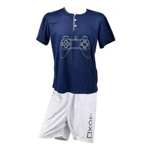 Pyjama Court Gar&ccedil;on Sara Homewear 525 Marine - Neuf